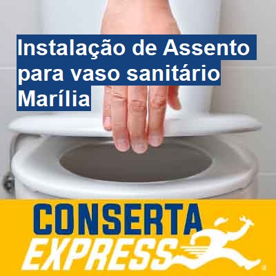 Instalação de Assento para vaso sanitário-em-marília