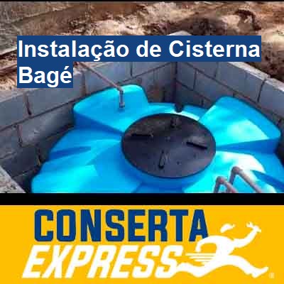 Instalação de Cisterna-em-bagé