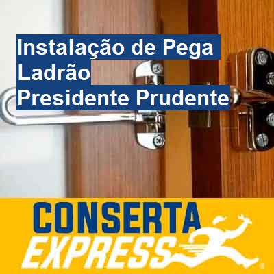 Instalação de Pega Ladrão-em-presidente-prudente