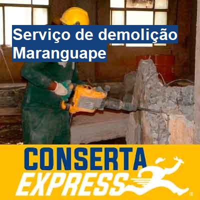 Serviço de demolição-em-maranguape